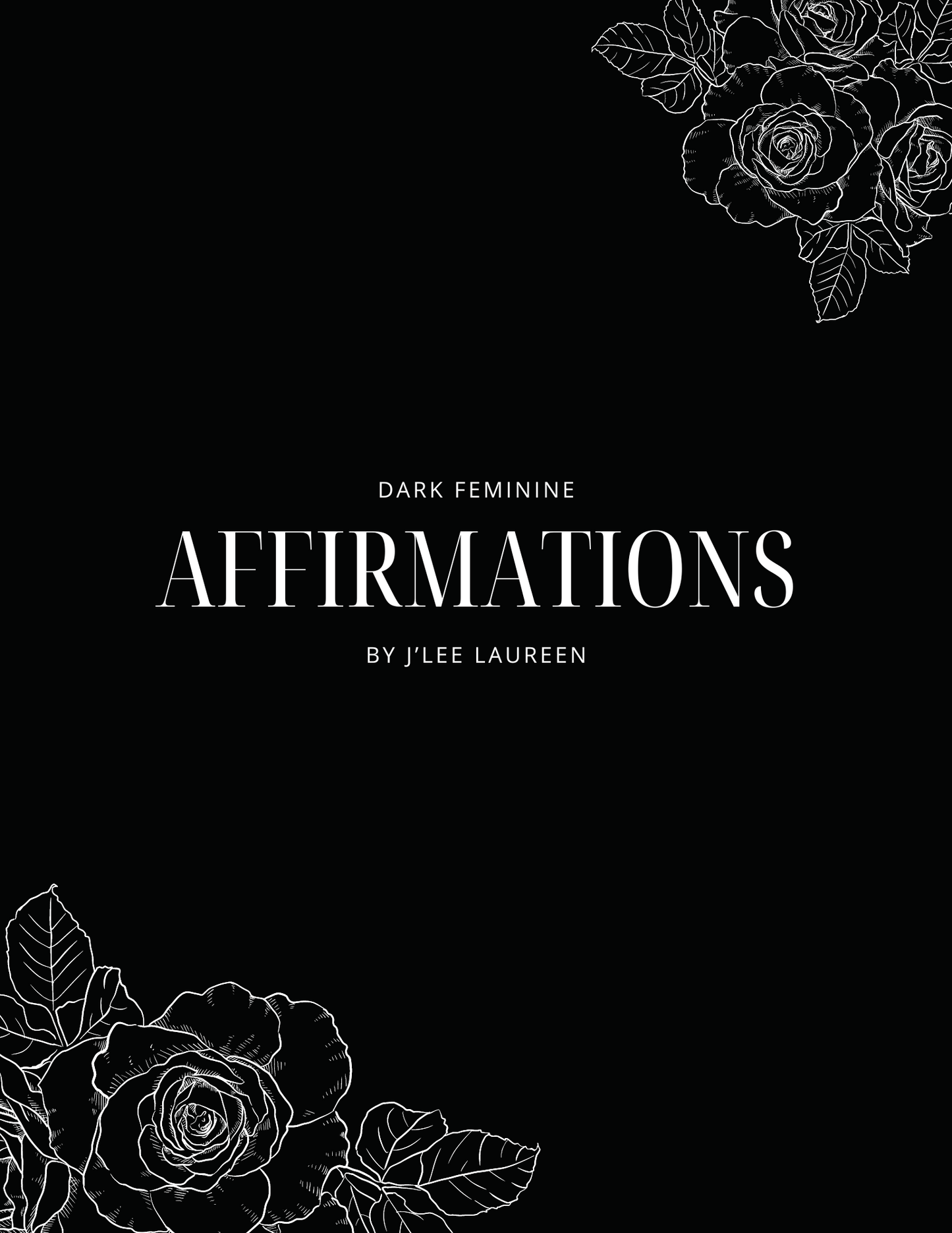 Dark Feminine Affirmations List